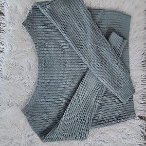 Missguided Off the shoulder Crop Top Sweater